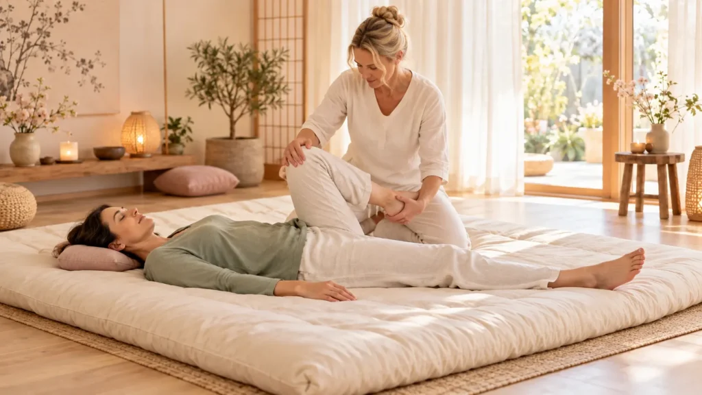 Shiatsu Beinrotation